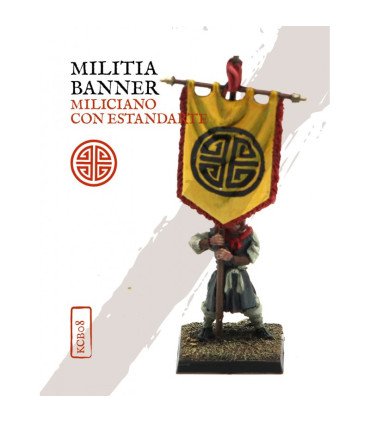 Miliciano con Estandarte